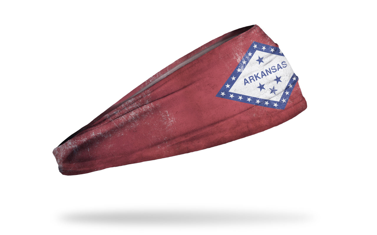 Arkansas Flag - Grunge Headband