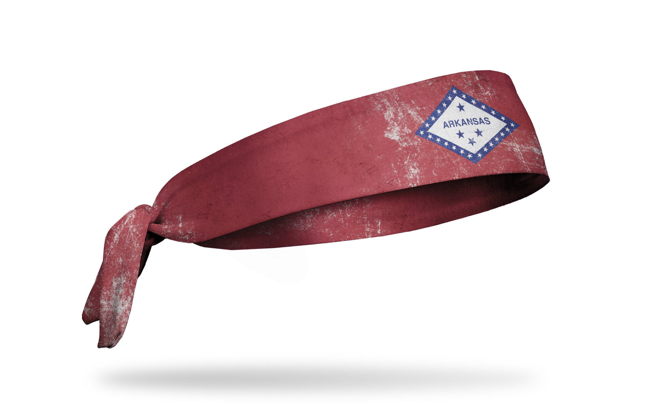 Arkansas Flag - Grunge Tie Headband