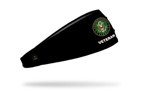 officially licensed United States Army veterans headband black