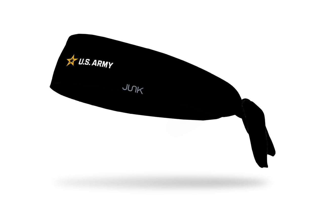 Army: Wordmark Black Tie Headband