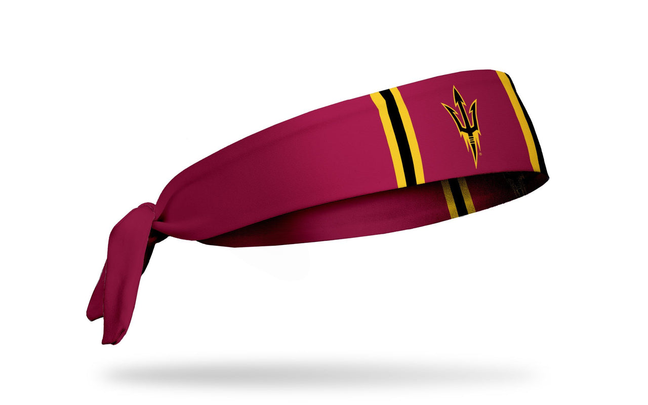 Arizona State University: Stripes Maroon Tie Headband