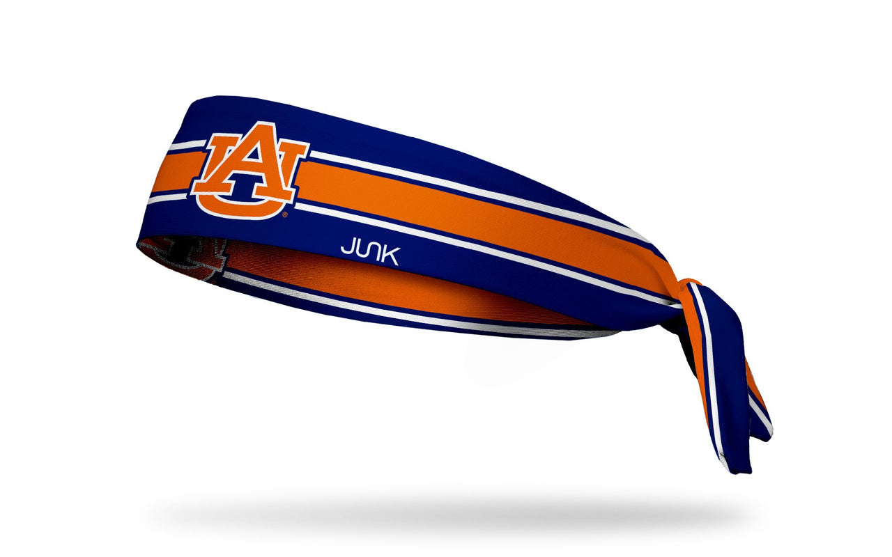 Auburn University: Navy Stripe Tie Headband