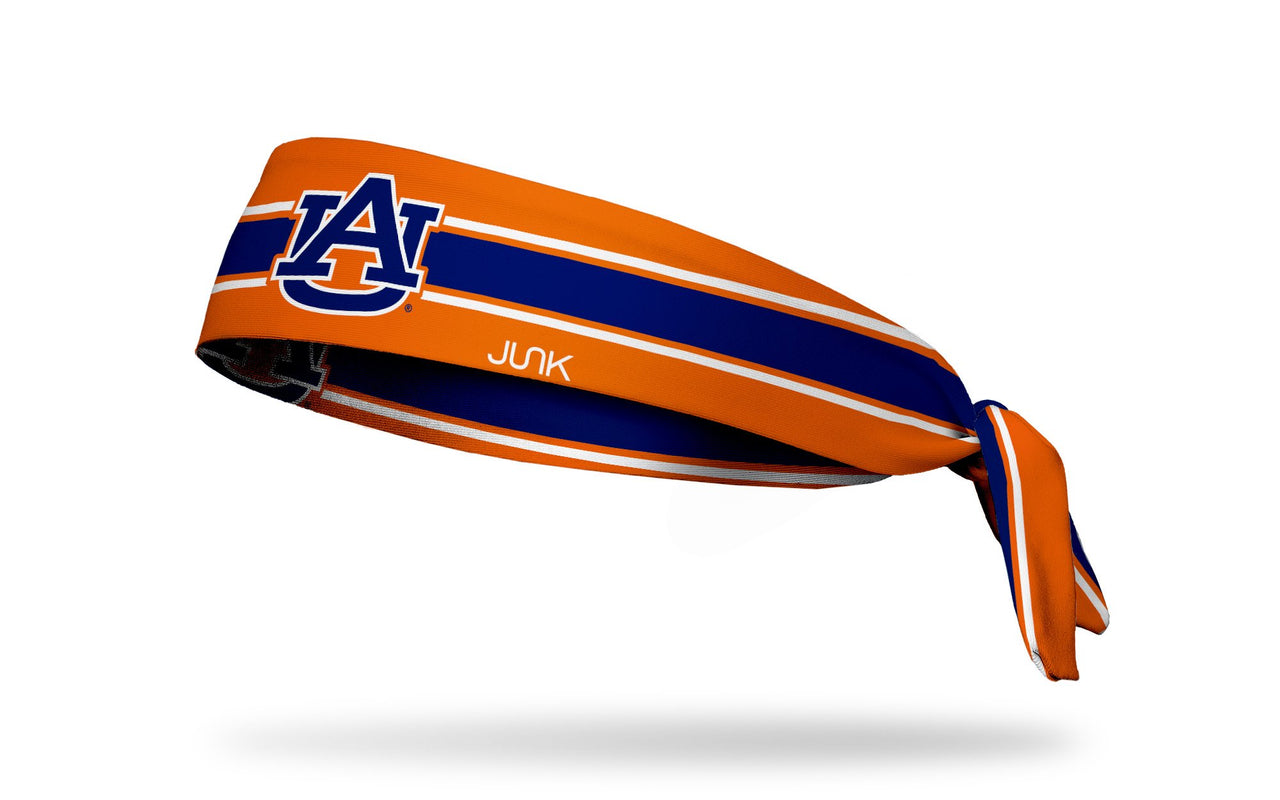 Auburn University: Orange Stripe Tie Headband