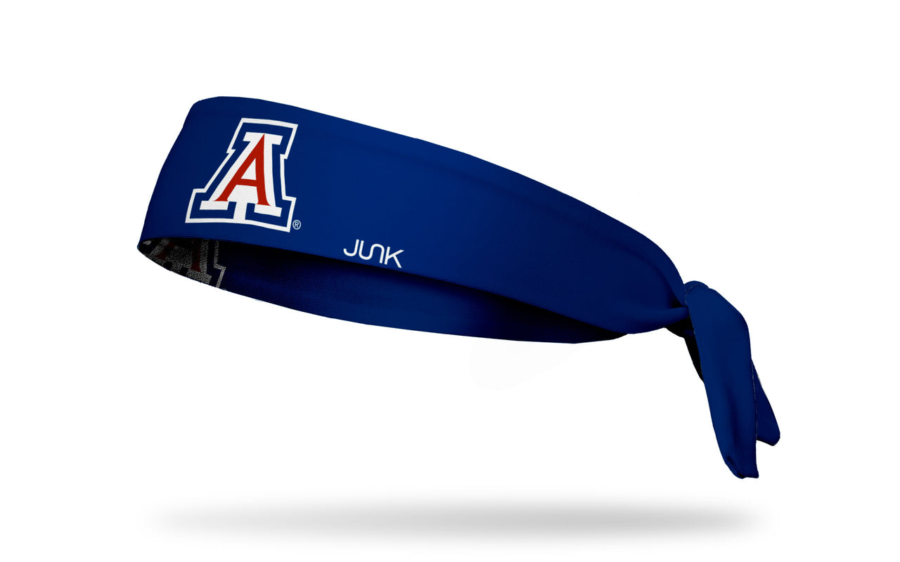 University of Arizona: A Logo Navy Tie Headband