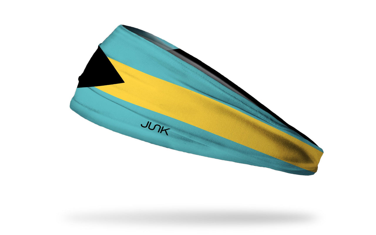 headband with traditional Bahamas flag design