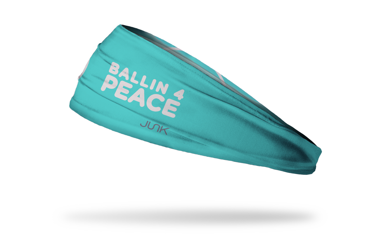 Ballin' 4 Peace: Aqua Headband