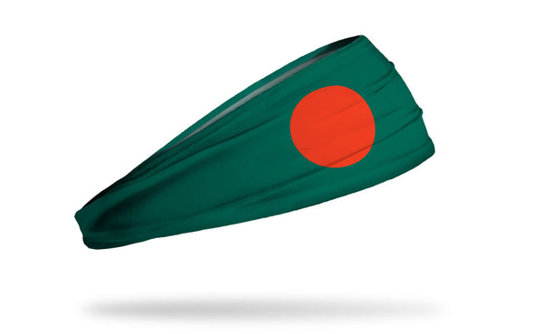 headband with traditional Bangladesh flag design