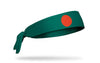 headband with traditional Bangladesh flag design