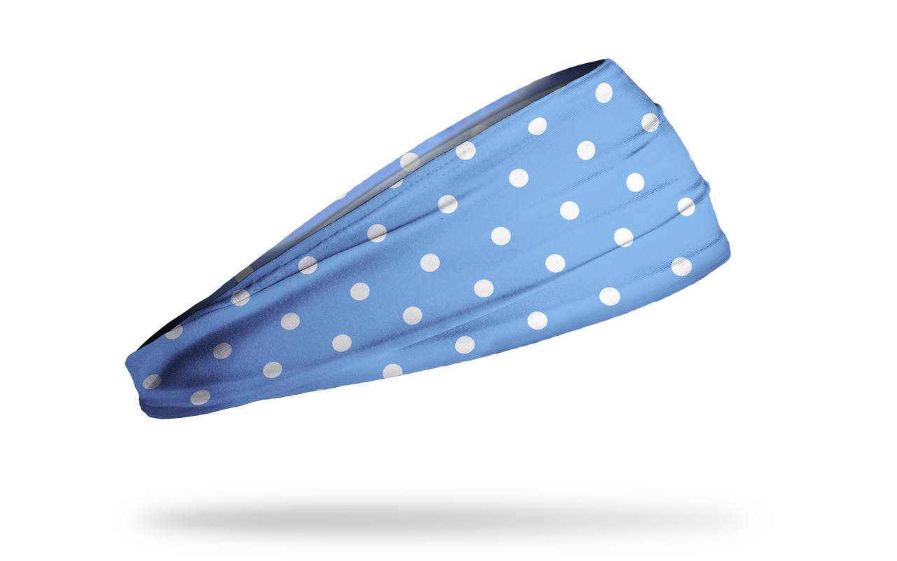 Blue Polka Dots Headband