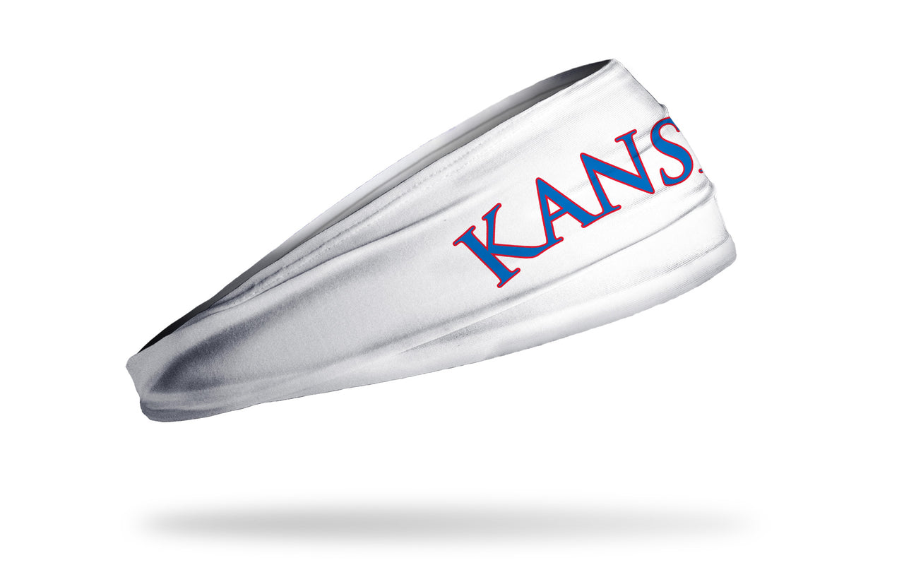 University of Kansas: Wordmark White Headband
