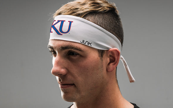 University of Kansas: KU White Tie Headband