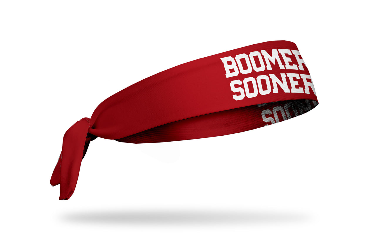 University of Oklahoma: Boomer Sooner Red Tie Headband
