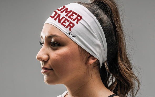 University of Oklahoma: Boomer Sooner White Headband