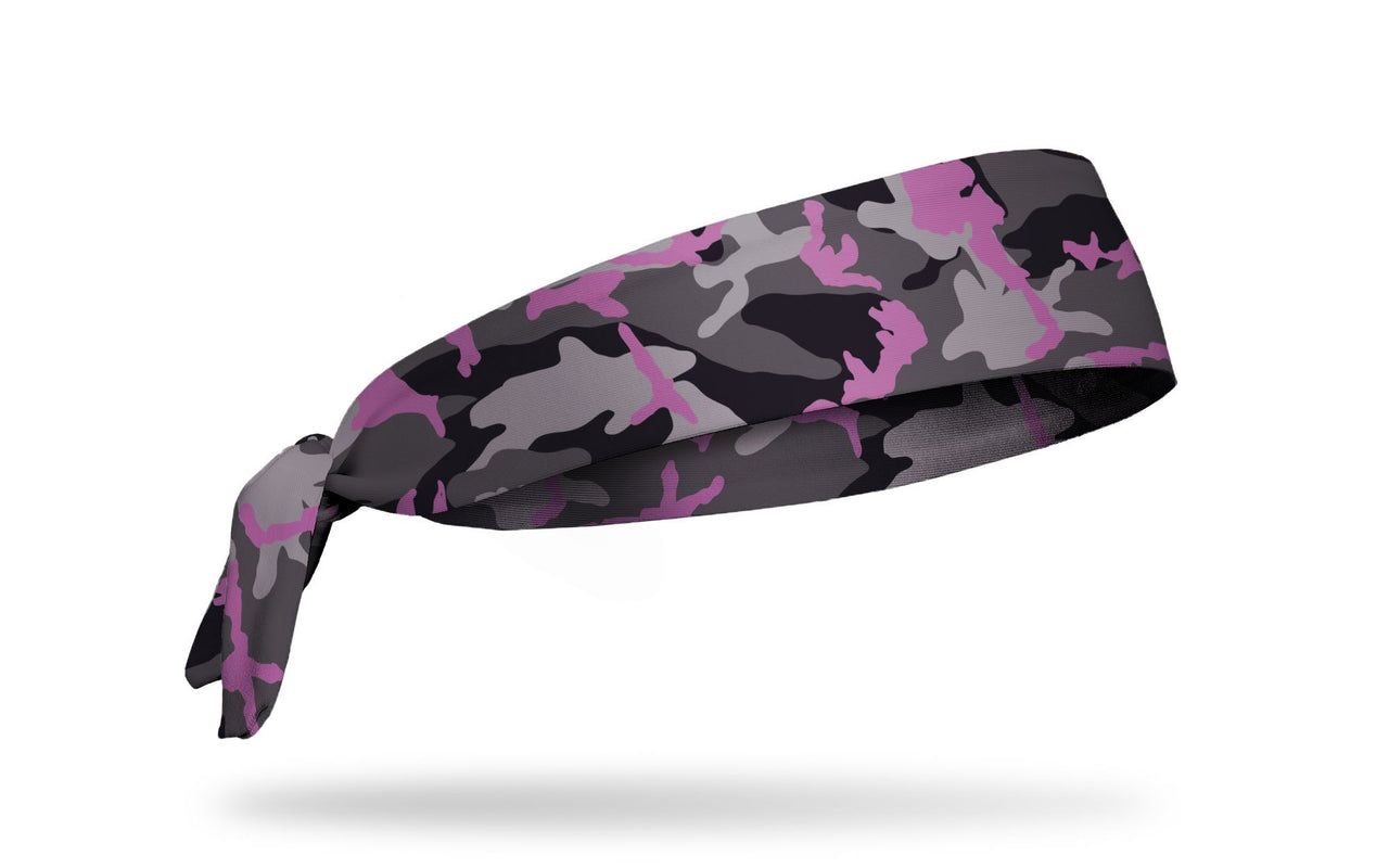 Camo Pop Purple Tie Headband