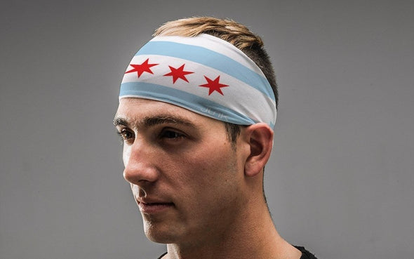 Chicago Flag Headband