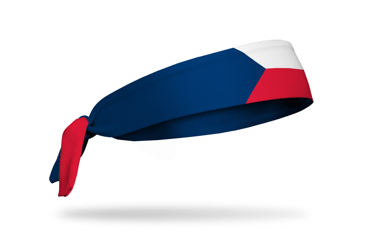 Czech Republic Flag Tie Headband