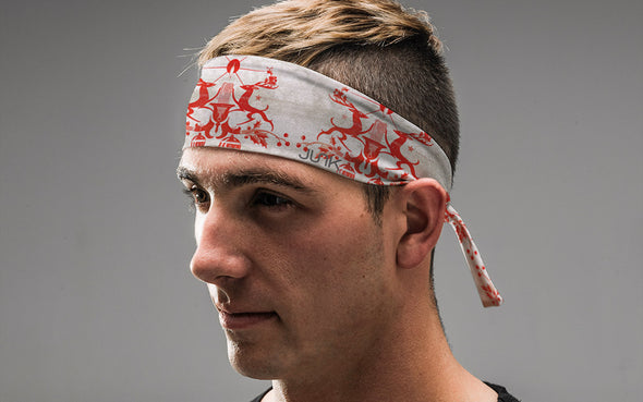 Deer Stamp Tie Headband