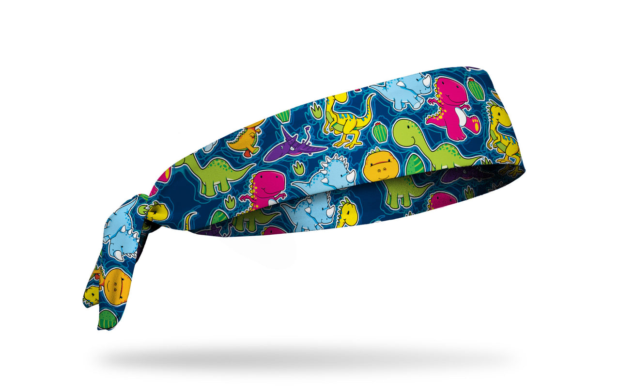 Dino Dance Party Tie Headband