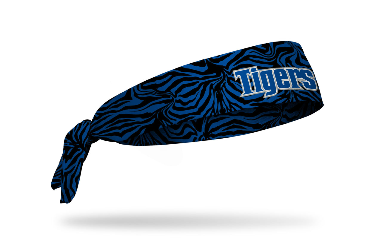 University of Memphis: Tiger Pattern Black Tie Headband