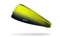neon yellow to black fade gradient headband
