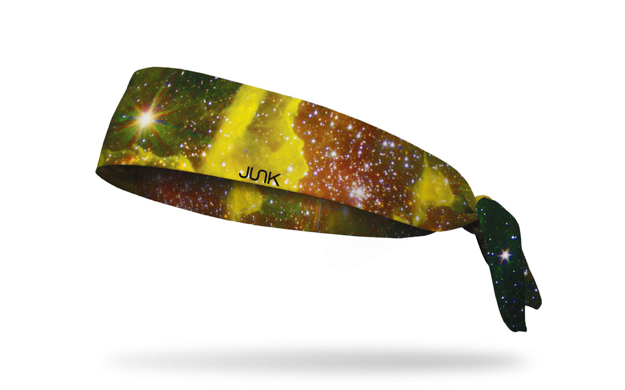Green Nebula Tie Headband