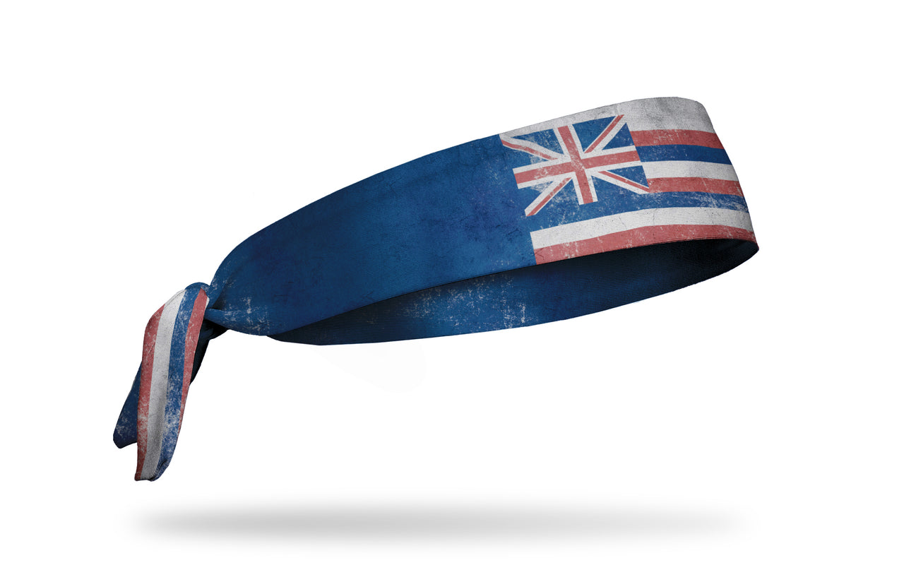 Hawaii Flag - Grunge Tie Headband