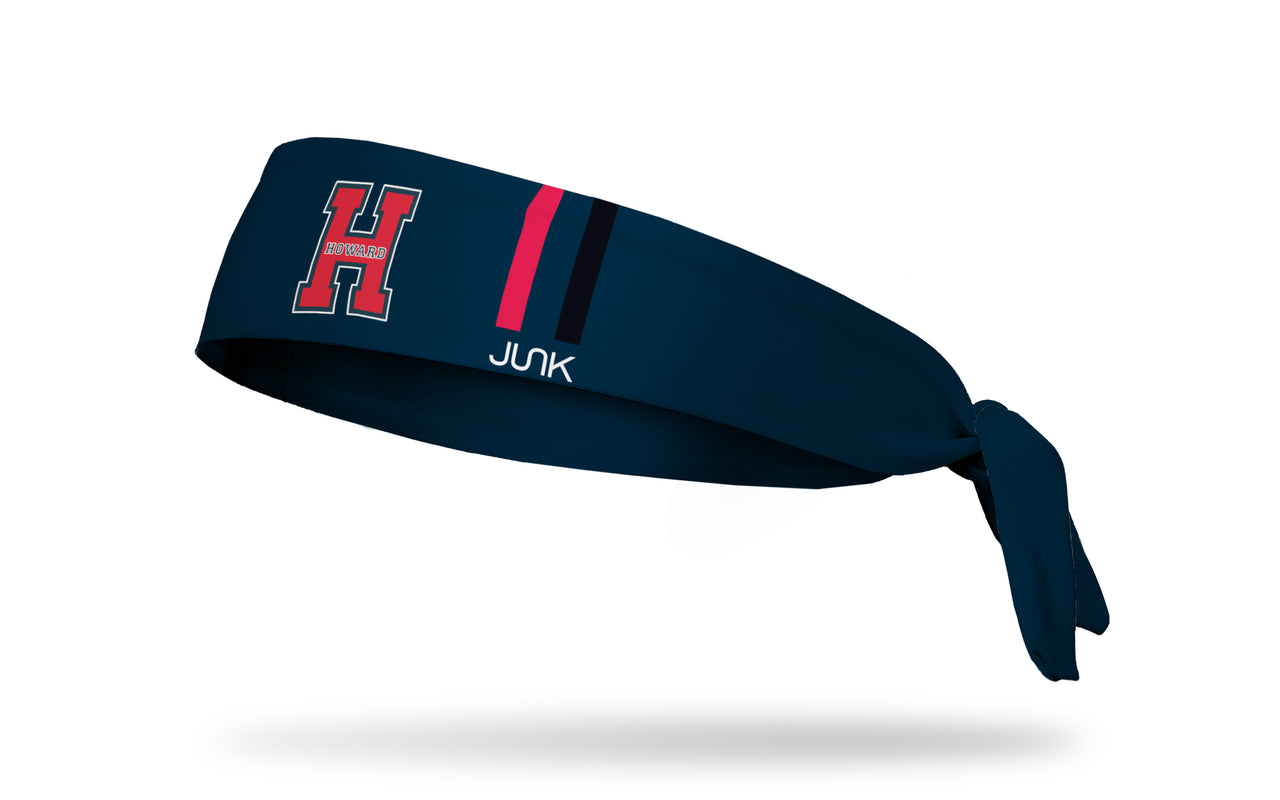 Howard University: Varsity Stripe Tie Headband