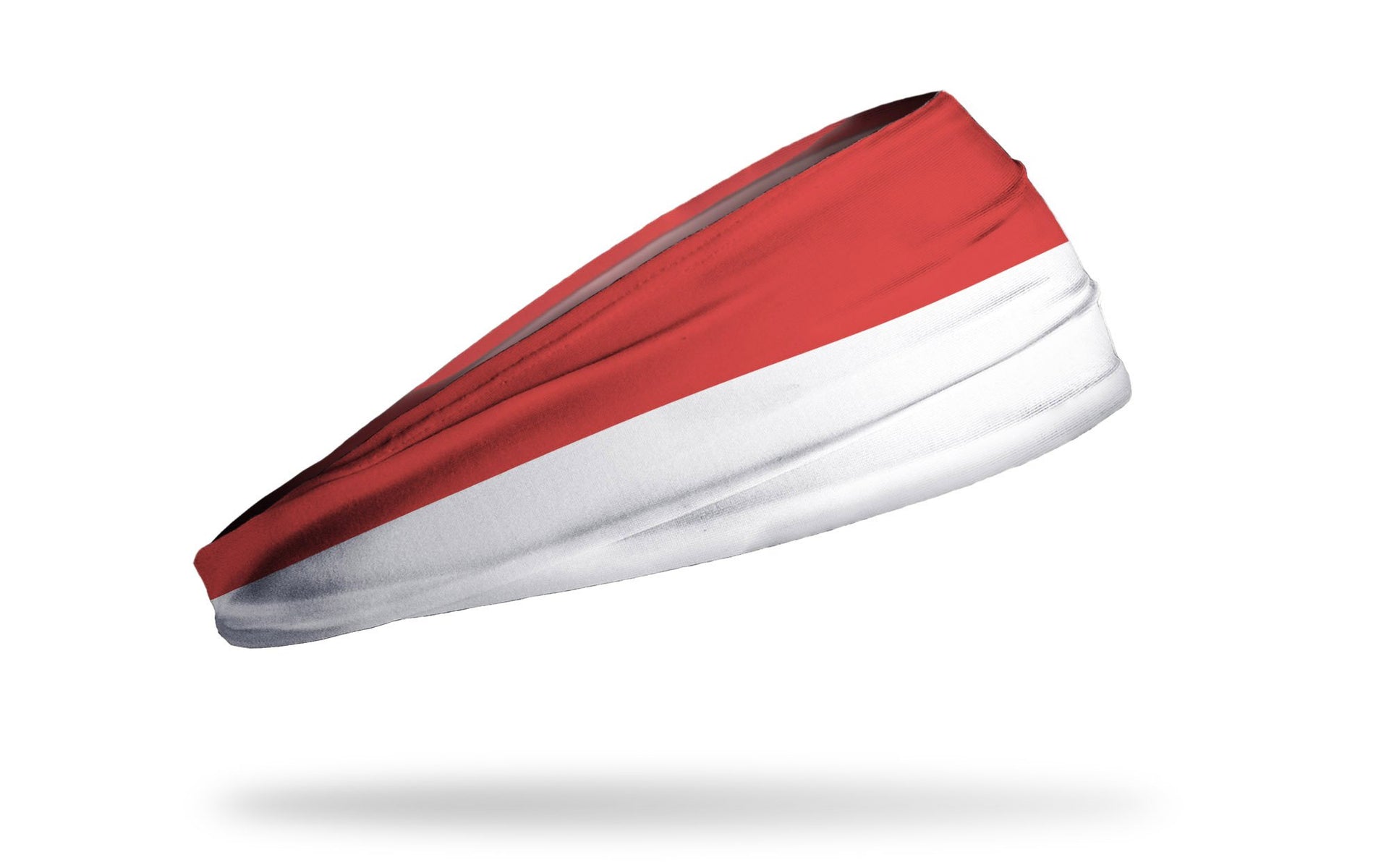 headband with traditional Indonesia flag design