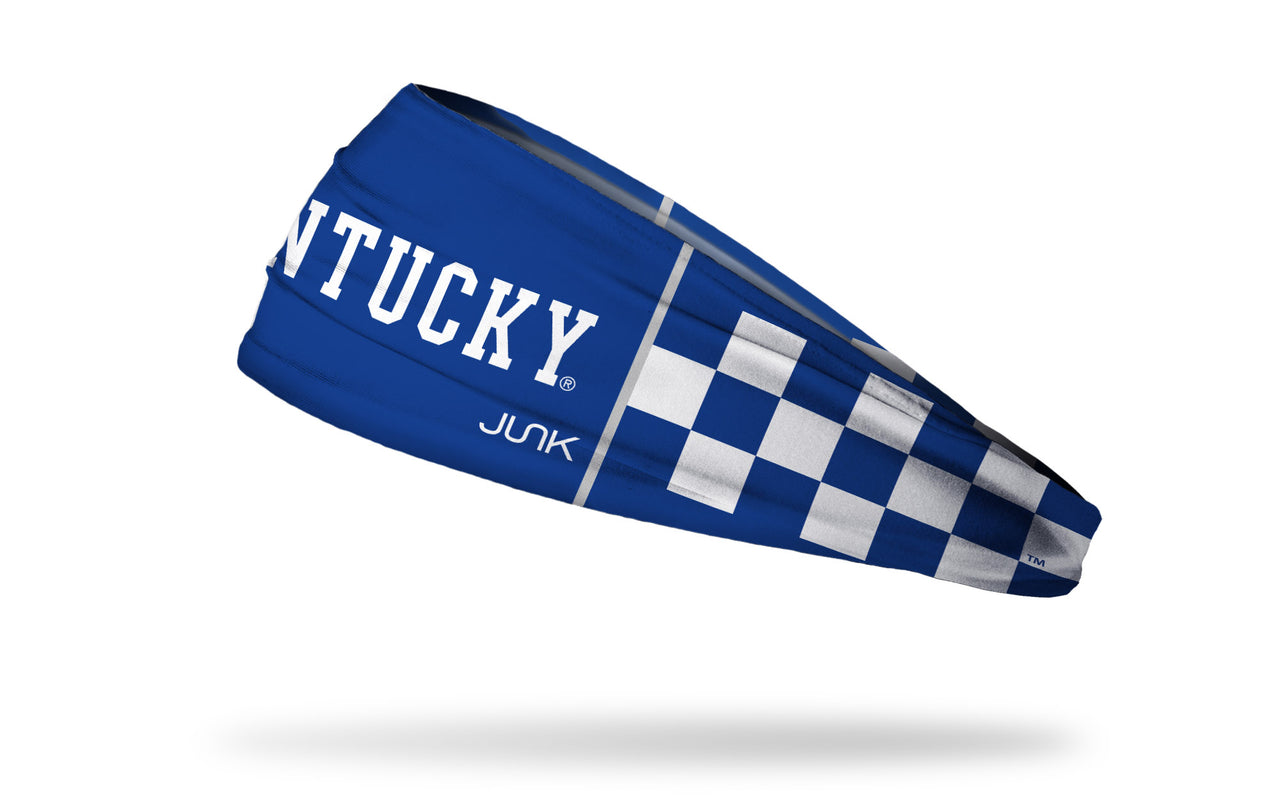 University of Kentucky: Checkered Royal Headband