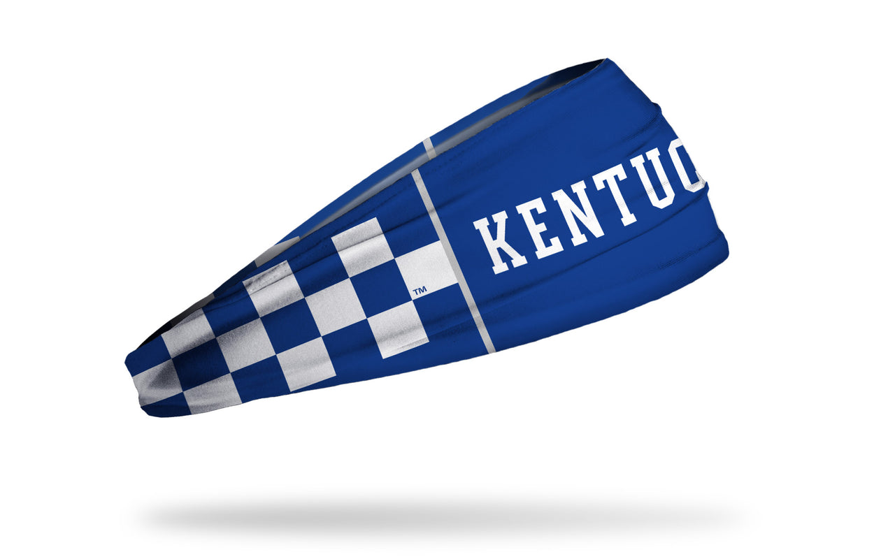University of Kentucky: Checkered Royal Headband