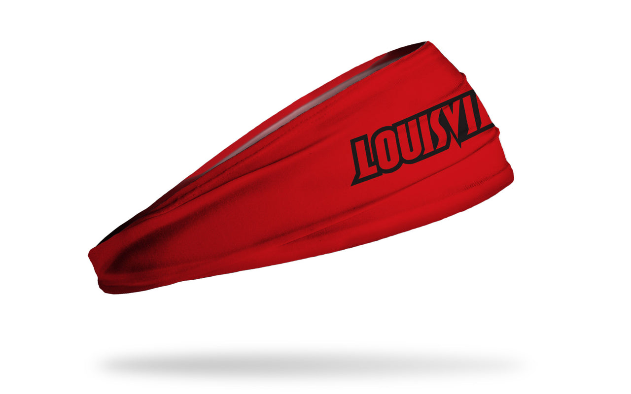 University of Louisville: Wordmark Red Headband