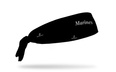 Marines: Script Black Tie Headband
