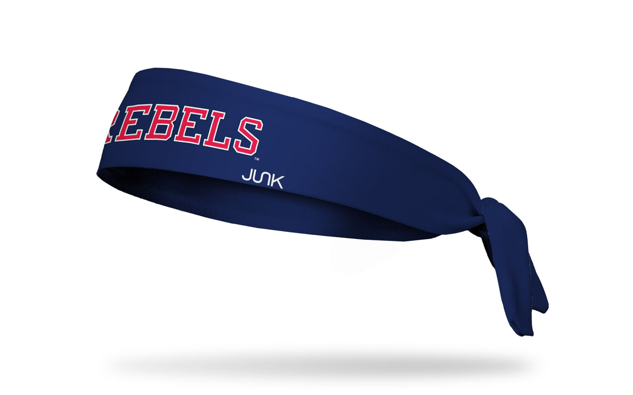 University of Mississippi: Rebels Navy Tie Headband