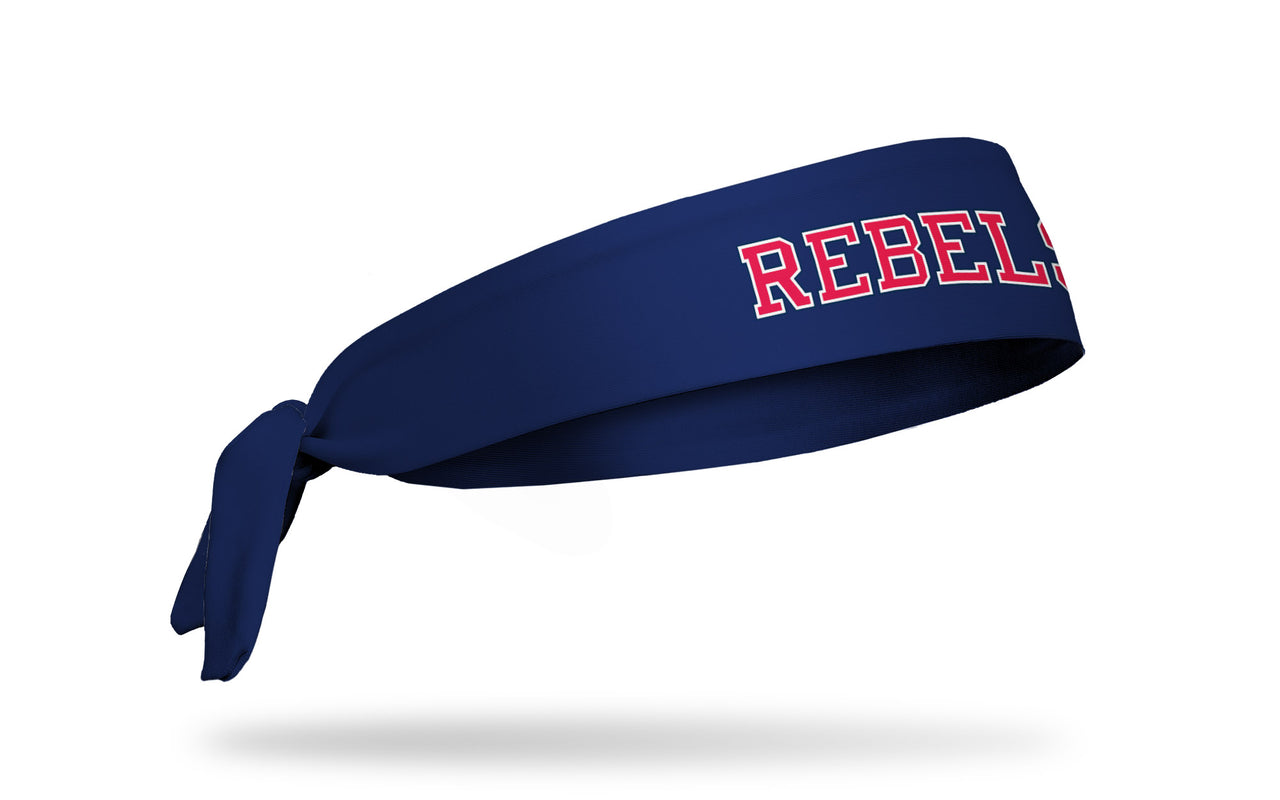 University of Mississippi: Rebels Navy Tie Headband