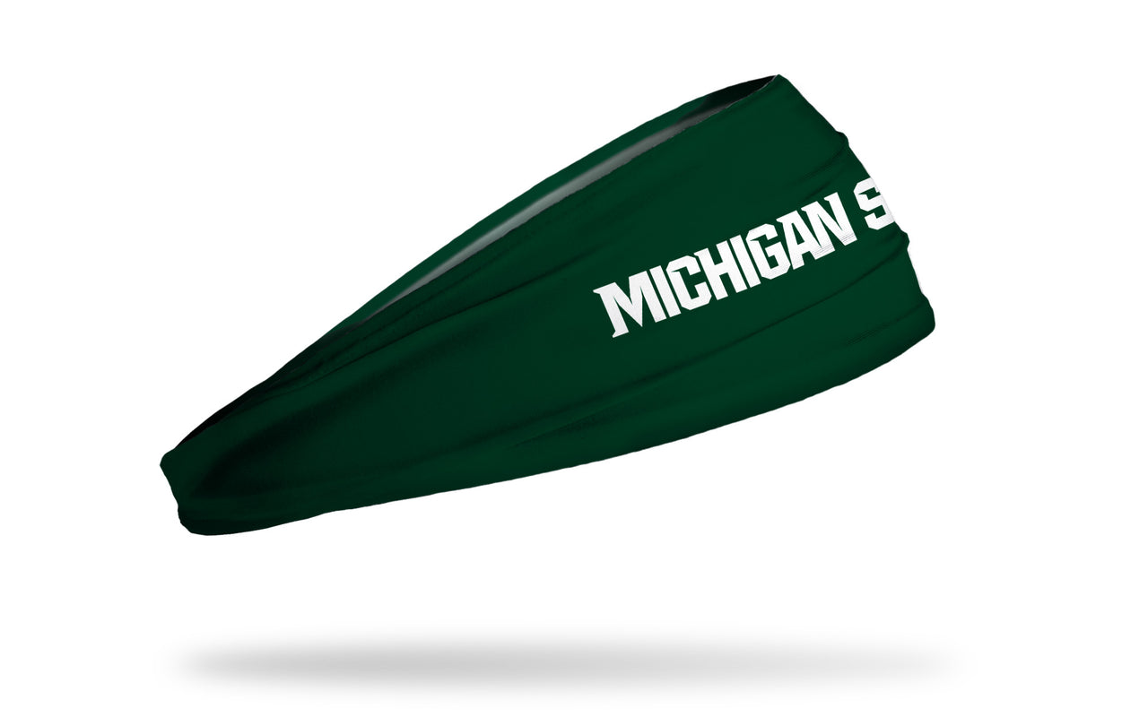 Michigan State University: Wordmark Green Headband