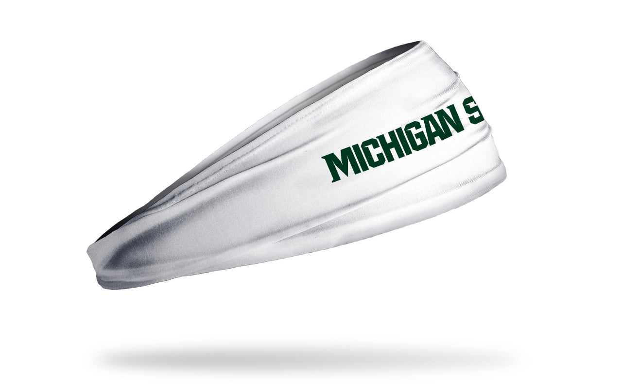 Michigan State University: Wordmark White Headband