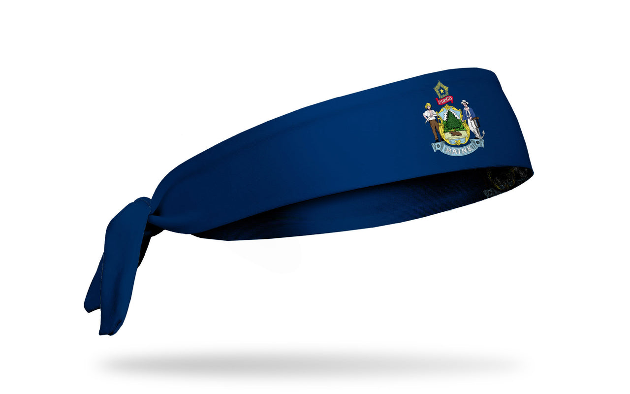 Maine Flag Tie Headband