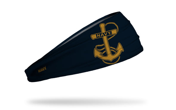 Navy: Anchor Navy Headband
