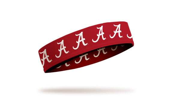 University of Alabama: Logo Red Headband