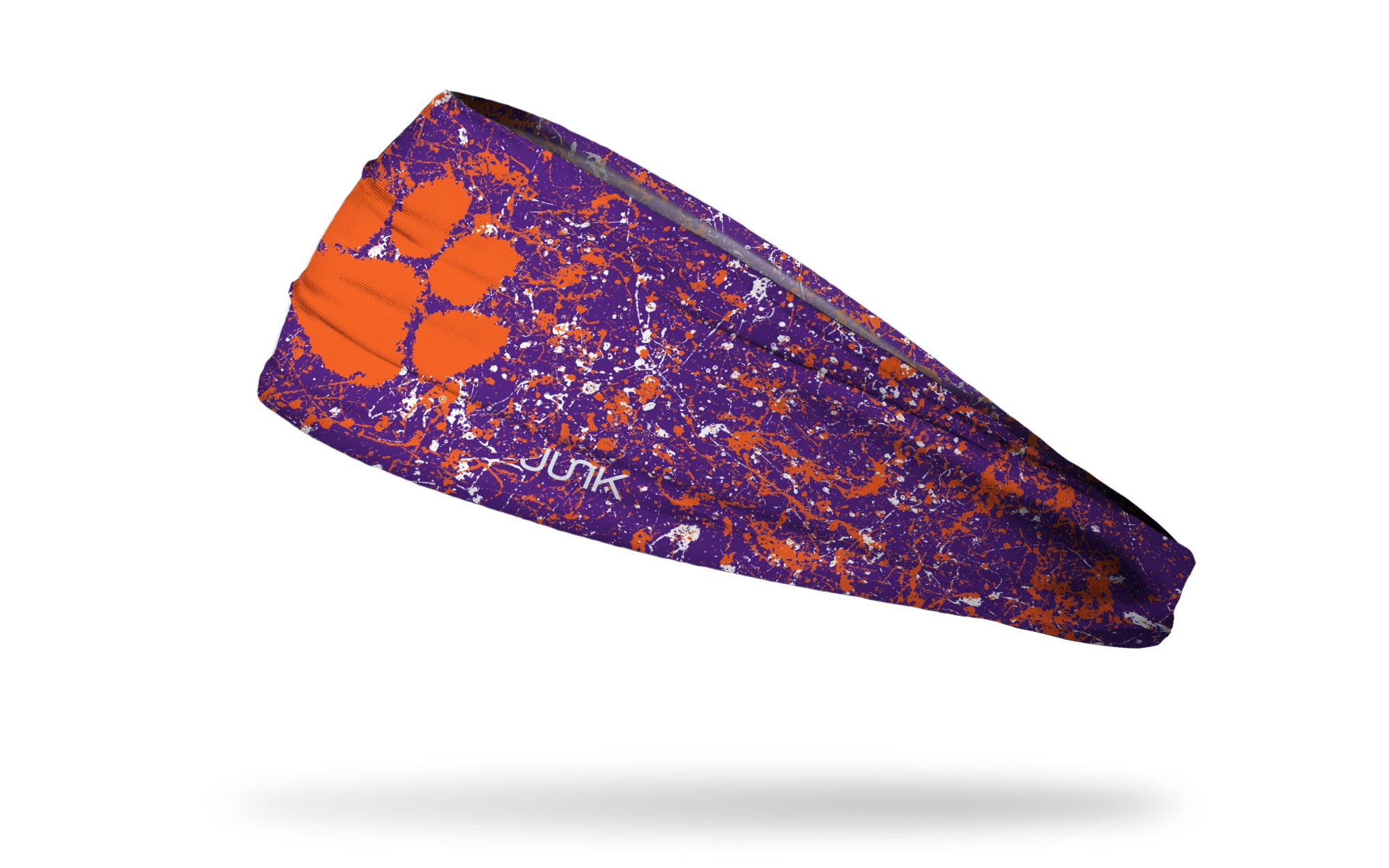 NCAA Clemson Tigers Sparkle Elastic Headband - Officially Licensed Team Spirit Hair Accessory - View #4