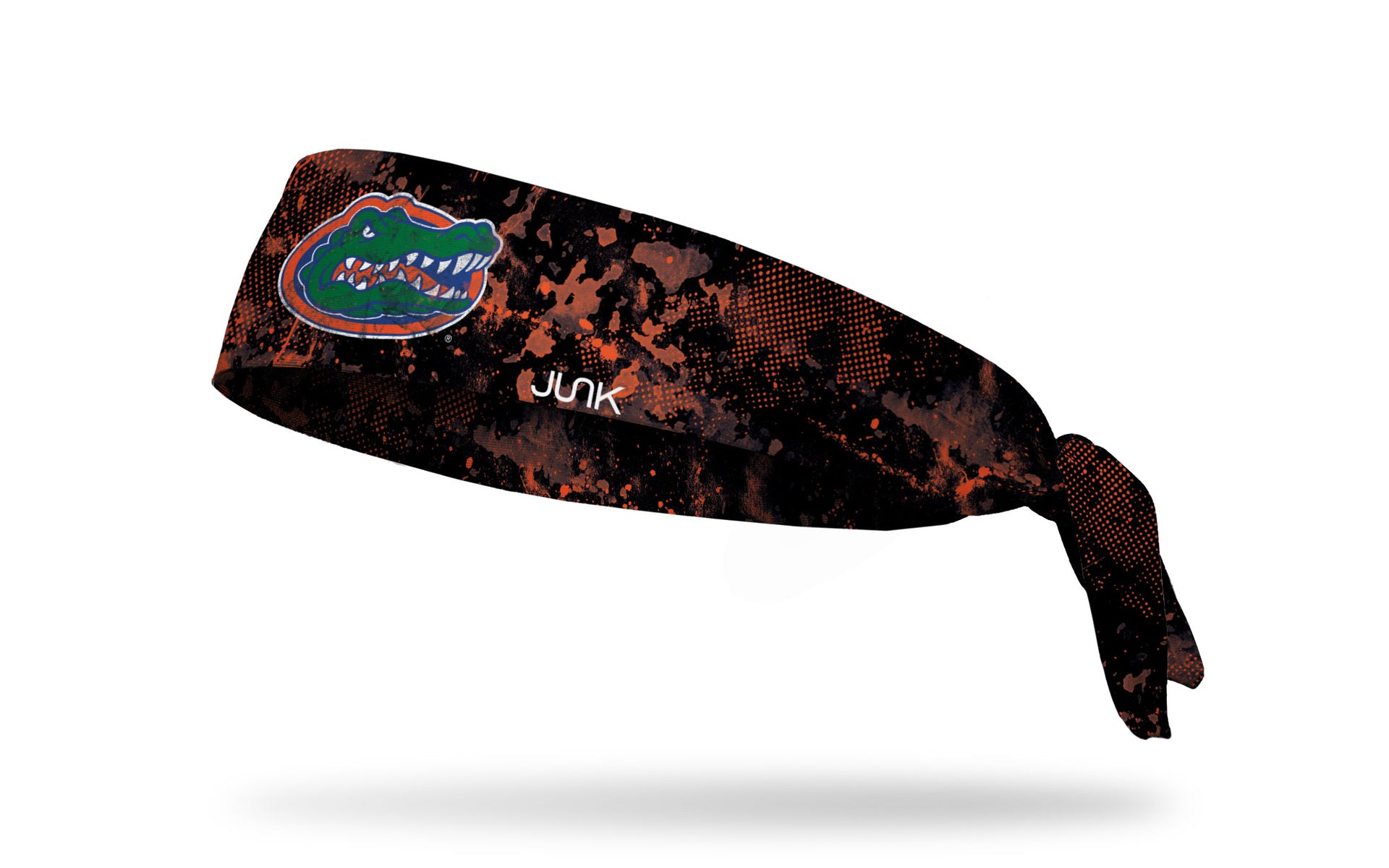 University of Florida black headband with grunge overlay