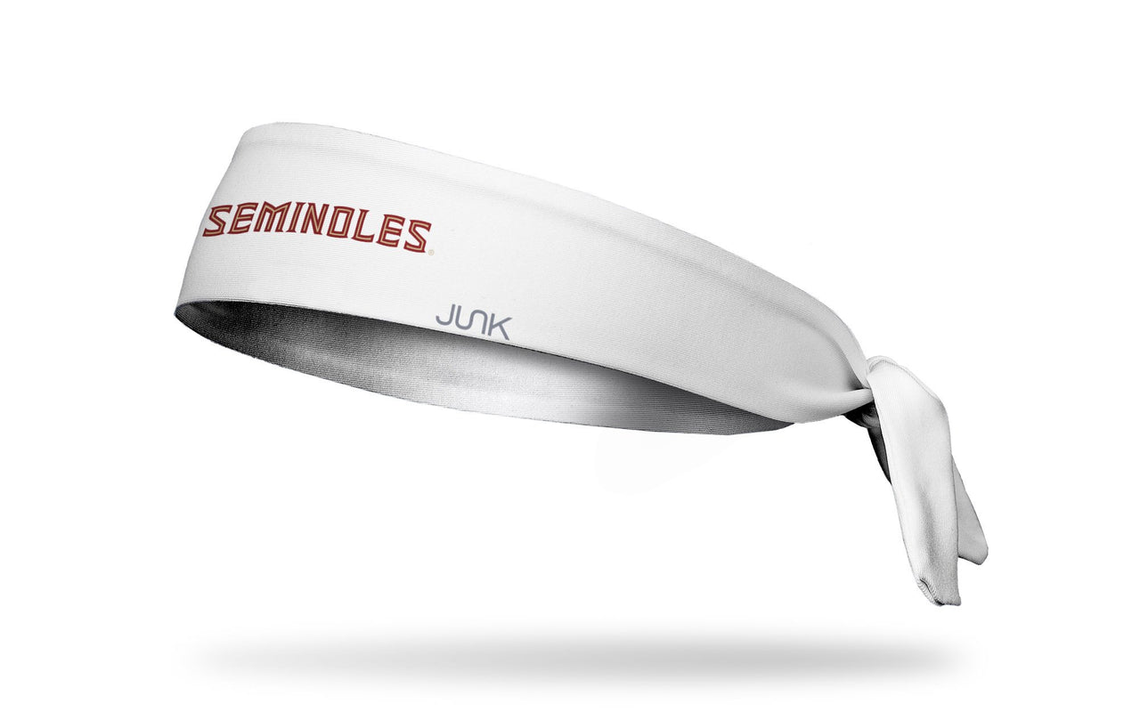 Florida State University: Seminoles White Tie Headband