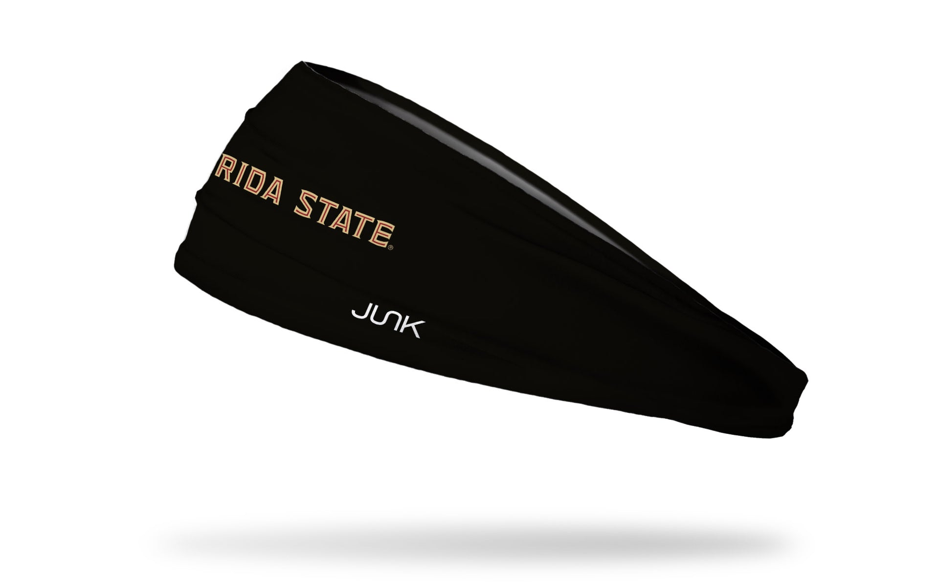 black headband with Florida State University wordmark logo