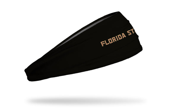 black headband with Florida State University wordmark logo