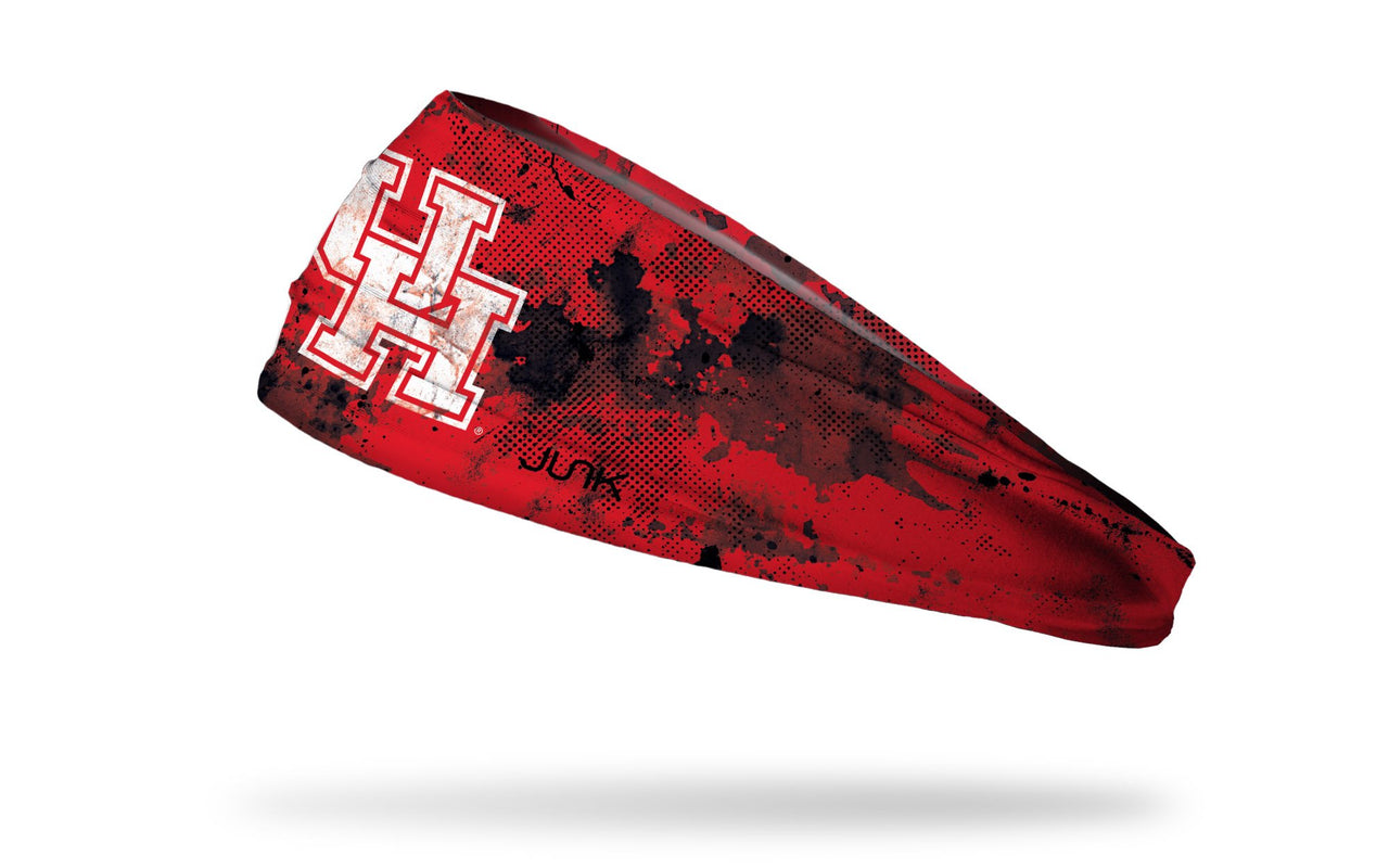 University of Houston: Grunge Red Headband