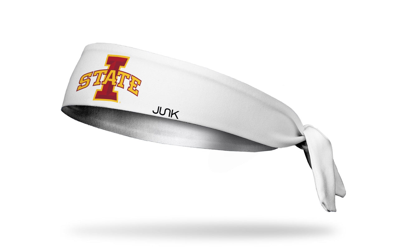 Iowa State University: Logo White Tie Headband