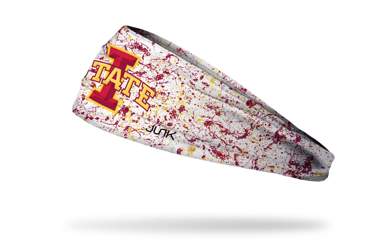 Iowa State University: Splatter White Headband