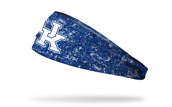 royal blue headband with University of Kentucky letter logo in white
