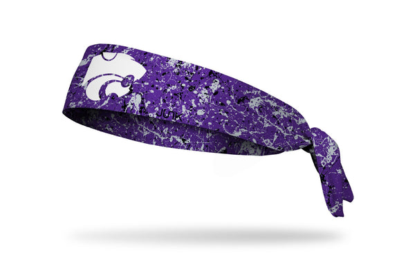 Kansas State University: Splatter Purple Tie Headband