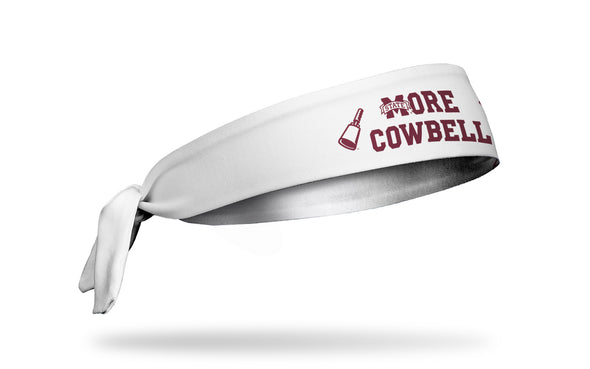 Mississippi State University: More Cowbell White Tie Headband